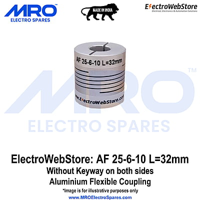AF-25-6-10 L: 32mm W/o Keyway on both sides AF-25-6-10 L: 32mm W/o Keyway on both sides